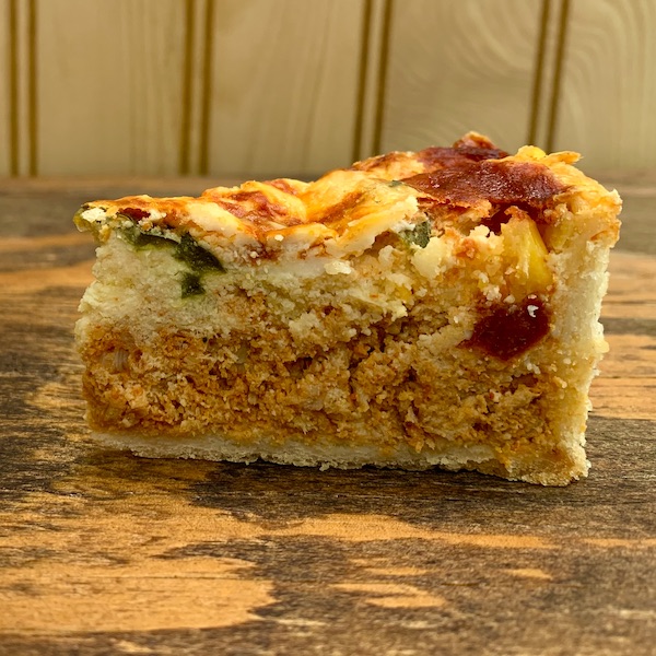 Chorizo with Corn Cake & Poblano Peppers Quiche The Bakewell Company