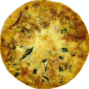 Asparagus with Bacon & Gruyere Souffle