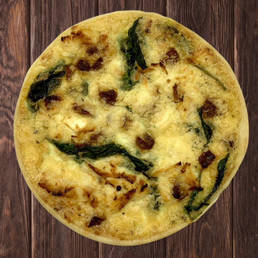 Chicken with Spinach, Feta, & Sun-Dried Tomato Quiche Chicken with Spinach, Feta, & Sun-Dried Tomato Quiche